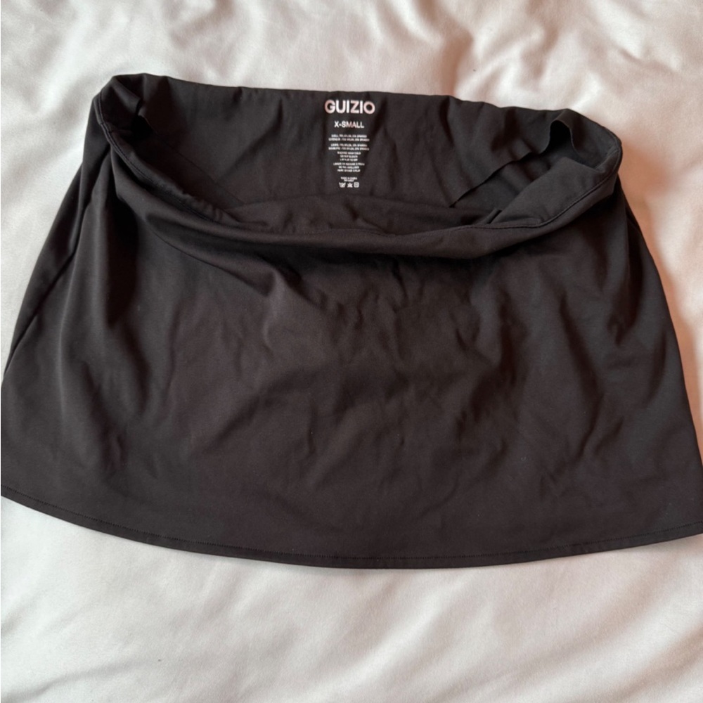 Danielle Guizio Black Mini Skirt